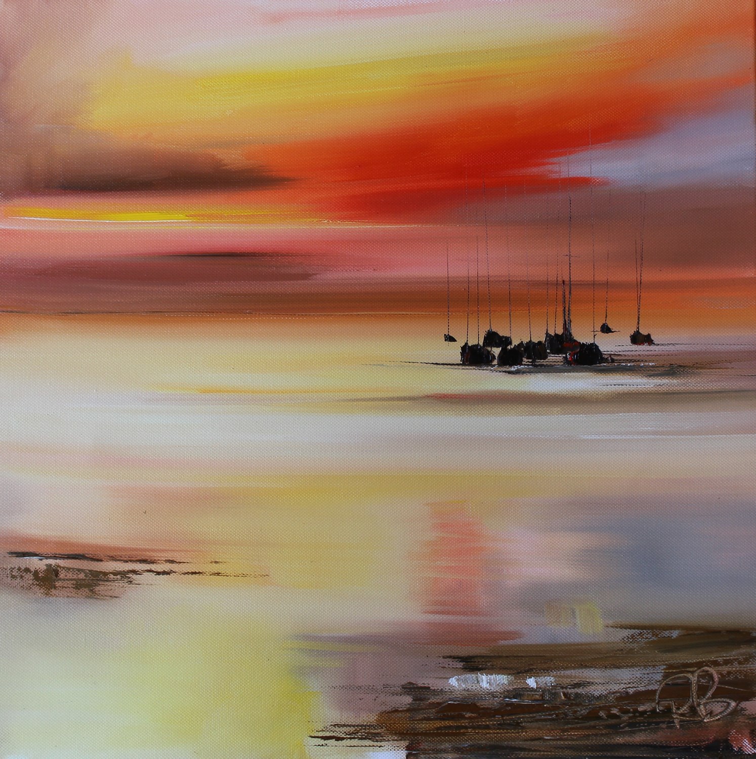 'Calm on the Western Coast' by artist Rosanne Barr